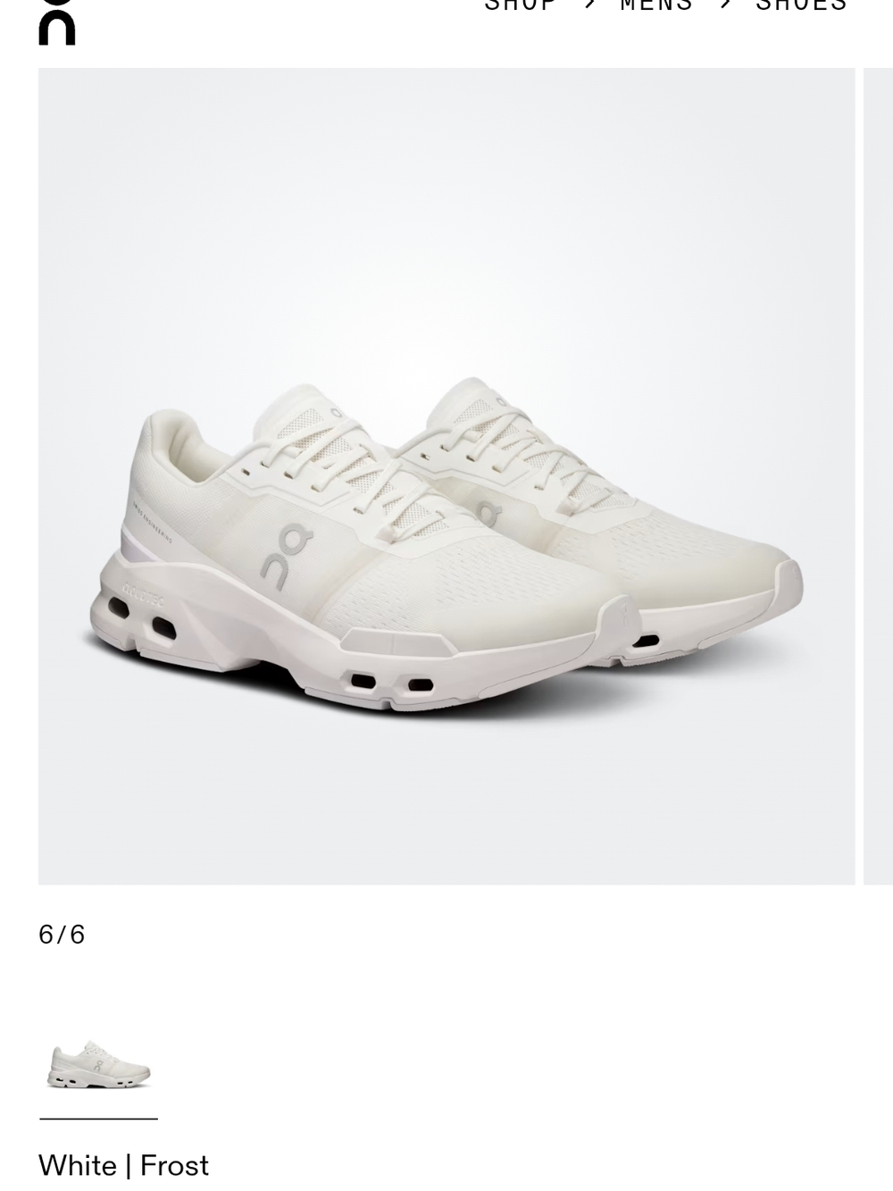 On Cloudpulse Women's Shoes - White Frost 5.5